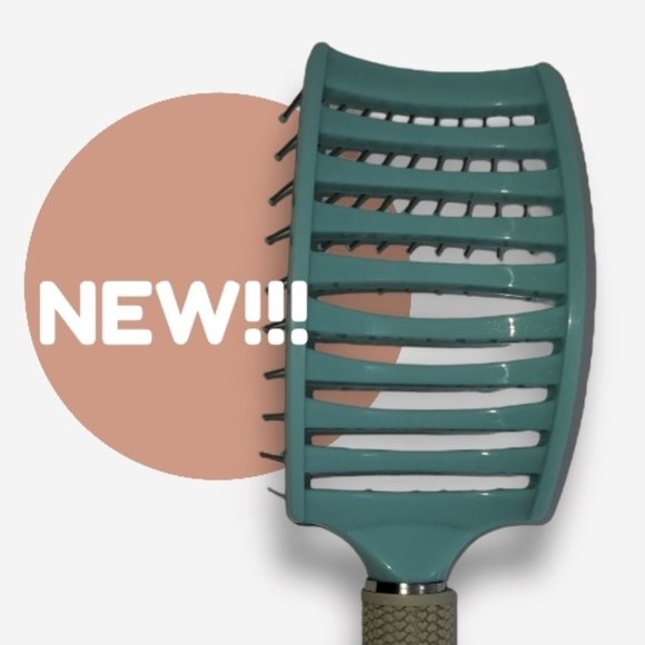 📈 Trending iBeauty™ 📸10 Row Concave Vent Brush (Turquoise) - Picture 2 of 3